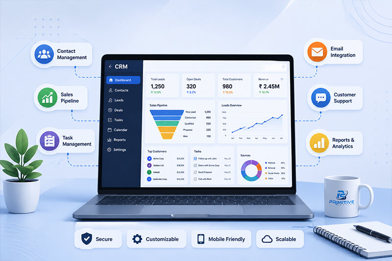 CRM Software Development Company in Faridabad