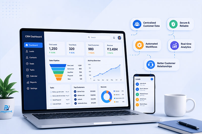 CRM Software Development Company in Faridabad