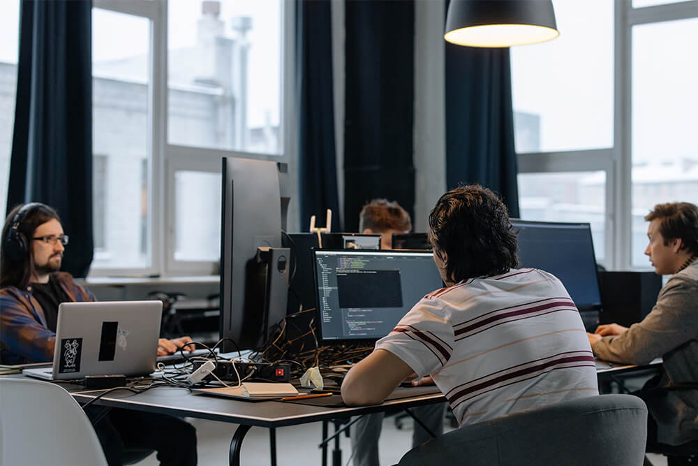 Development team at Primitive Softech